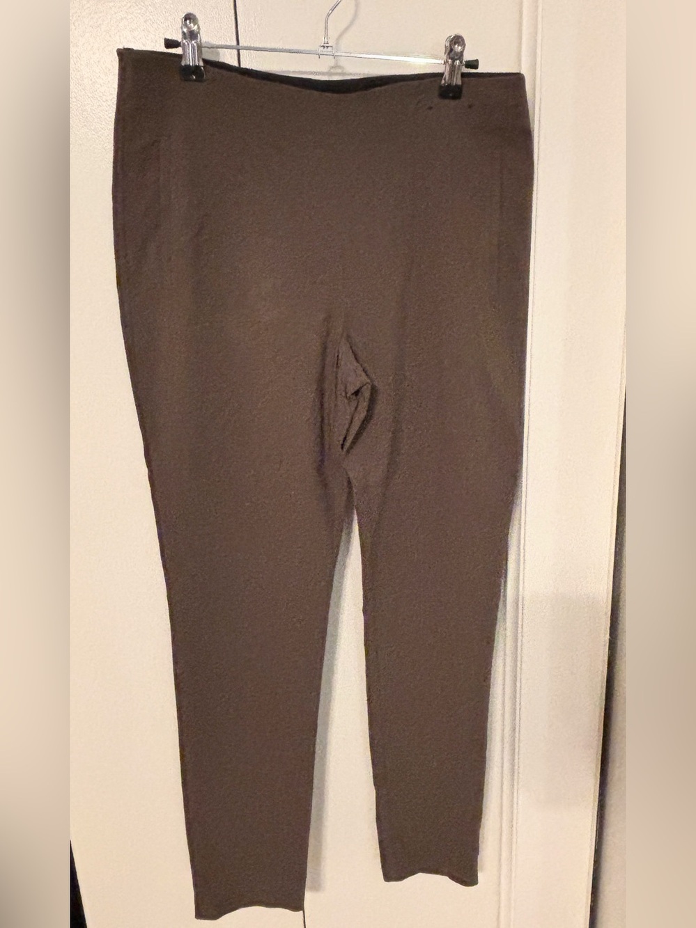 DKNY Slim Work Pants Olive Green